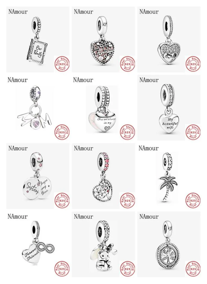 New mothers day gift mom family tree sister book DIY Beads Fit Original charms silver 925 Bracelet Bead Jewelry making6723760