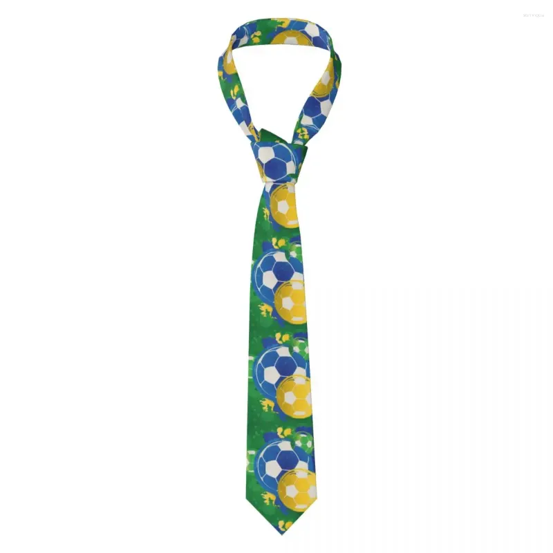 Bow Ties Brazil Soccer Ball Tie Necktie Clothing Accessories