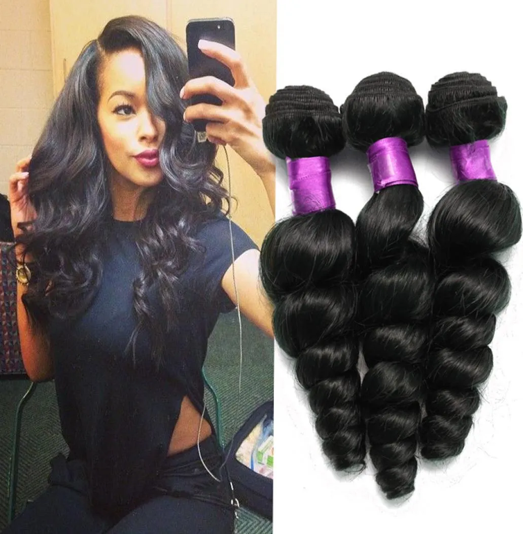 Brazilian Loose Wave Virgin Hair Brazilian Virgin Hair 7A Unprocessed Virgin Brazilian Hair Loose Wave Cheap Human Wefts8671670