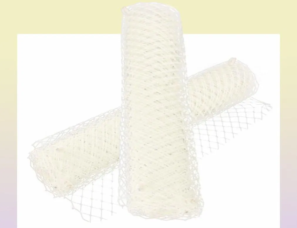 Elfenben eller flera färger mix dot birdcage slöjor 25 cm bredd diy hårtillbehör bröllopslöjor hatt pryder brud netting hatt party fas3147815