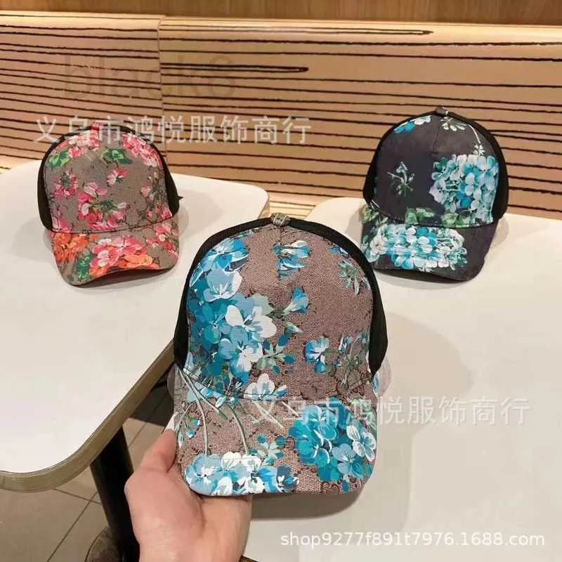 Ball Caps Designer Summer Women's Baseball Hat Mesh cap Fashionable Flower G Letter Embroidered Men's Duck Tongue Hat Sun Protection and Sunshade Hat KULB