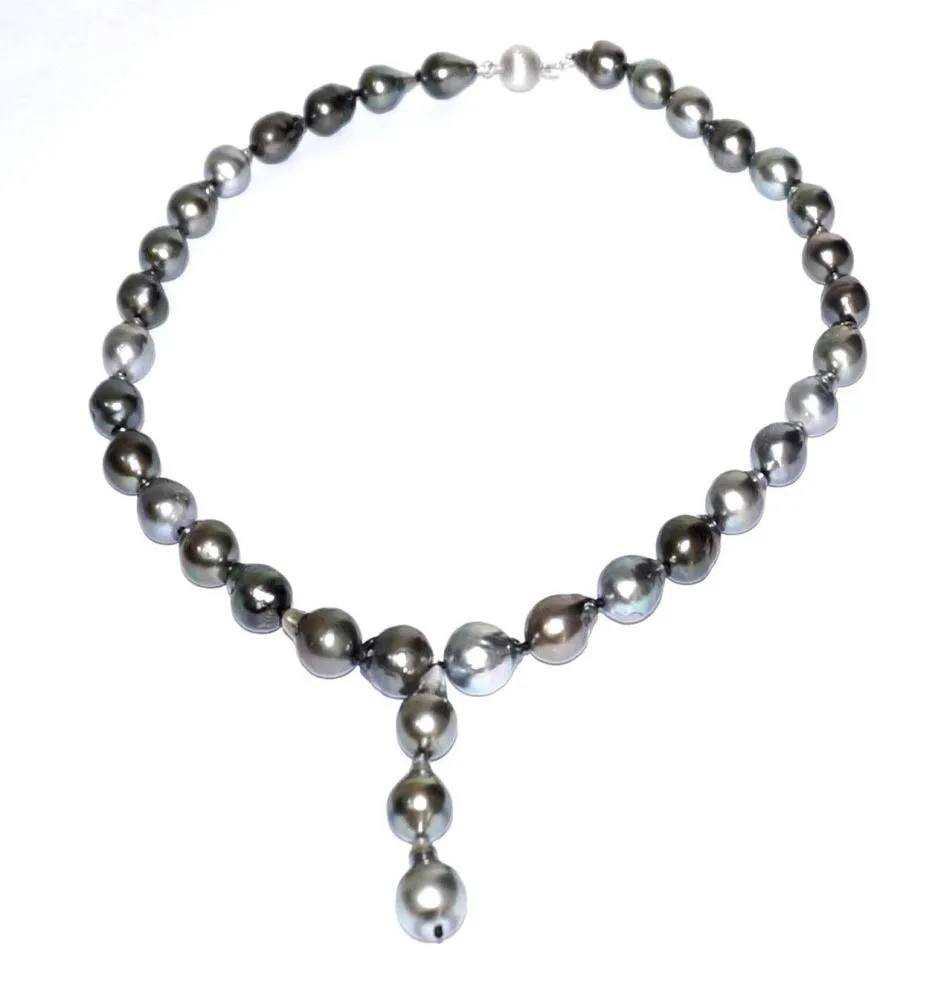 Fine Pearls JewelryMulti Colors Luster Tahitian South Sea 35 pcs BAROQUE Pearl 18quot Necklace3116716