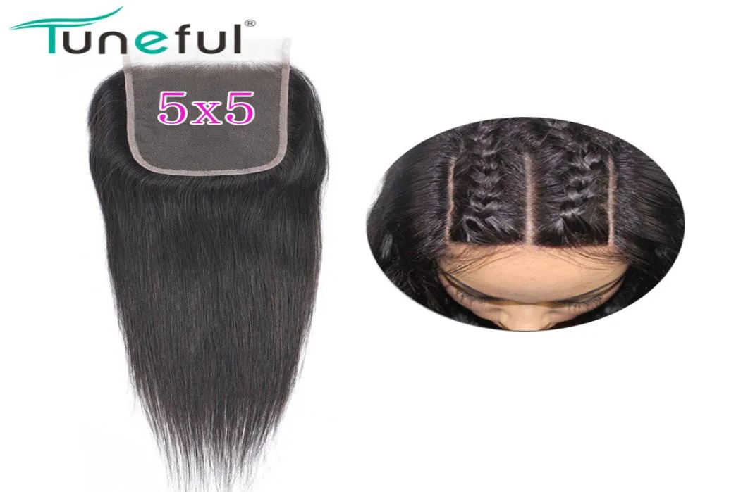 5x5 Lace Closure Prosty melodia 100 Brazylijska Remy Human Hair Pre Slucked Dhlfedex Express 35 dni 5373798