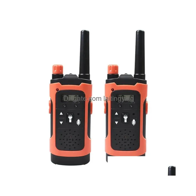 Oyuncak Walkie Talkies çocuklar için 300m uzunluğunda iki yollu radyolar s ailesi açık macera oyunu sesler arası telefon çocukları hediye 230307 dro dhrlz