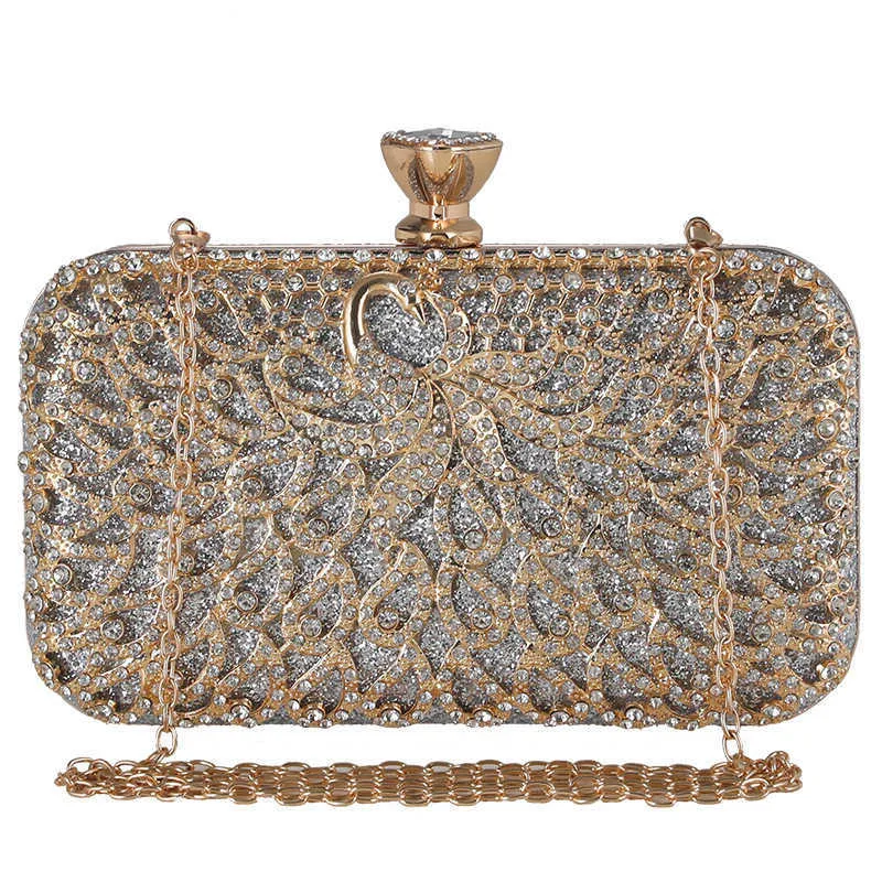 Sacs de soirée style bohème, sac à main pour femmes avec ensemble de diamants, sac pour robe de Banquet