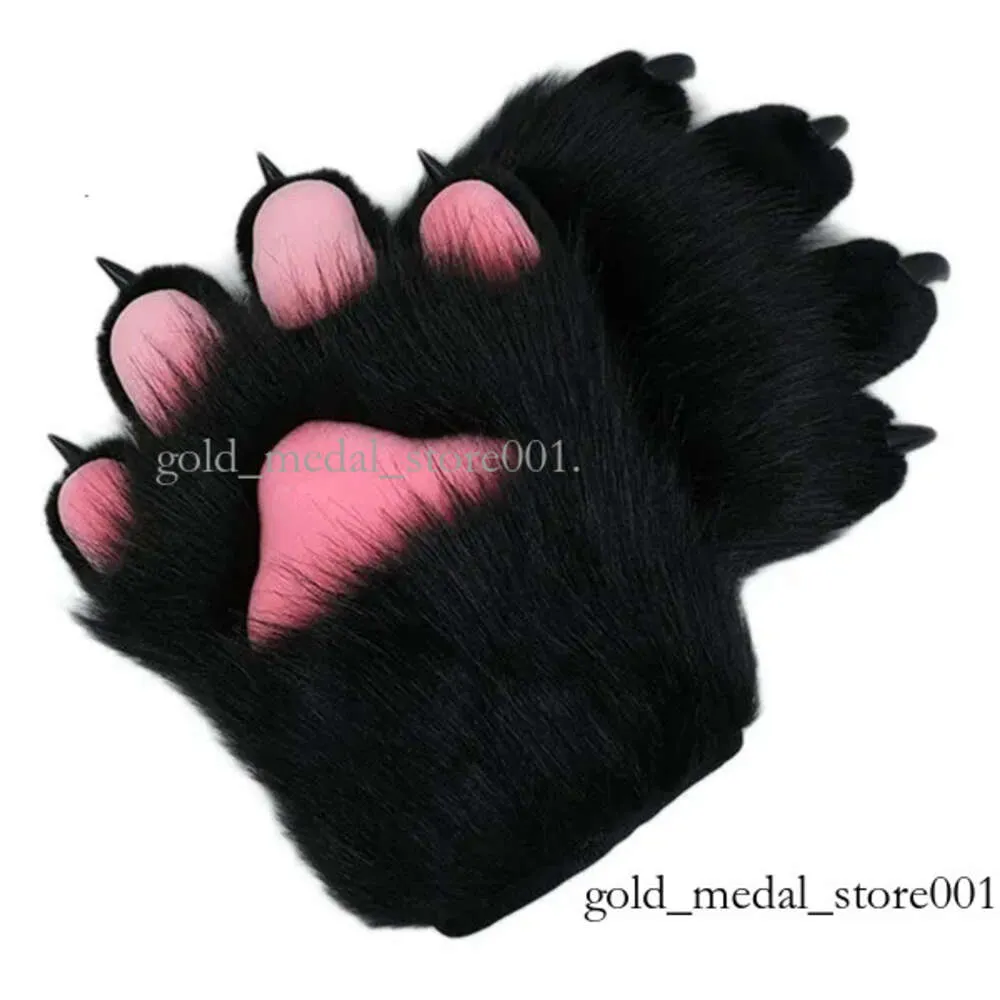 Gloves Pcs Cartoon Plush Cat Cosplay Costume Nails Claws Gloves Furry Hand Paw Anime Mittens For Story Telling 640