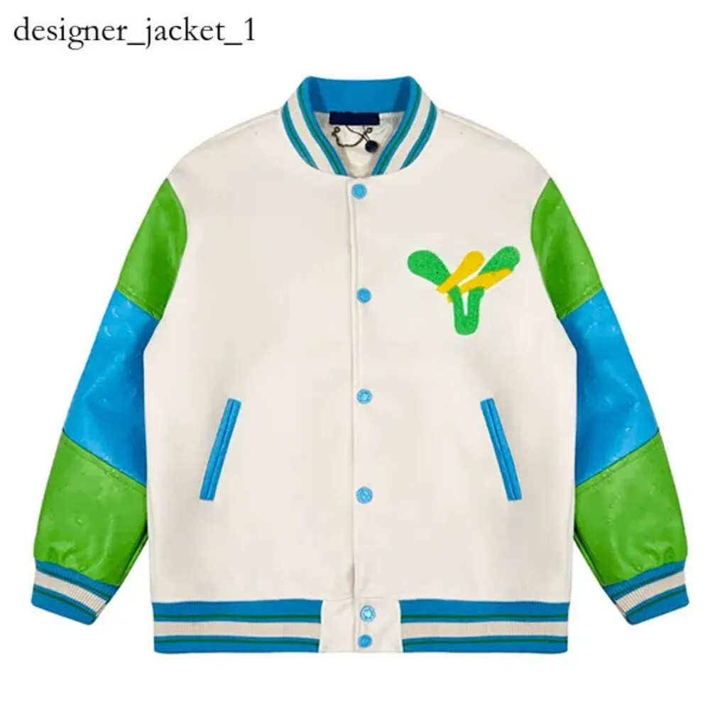 Designer męska kurtka Louiseity Baseball Coat Fashion Women Letterman Jackets Haftman Letter Jacket Single Bered Tops Pary Męskie ubranie 365