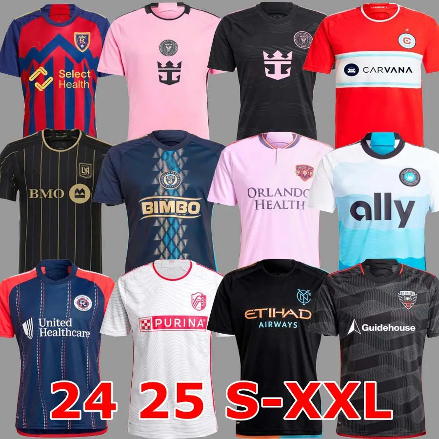 2024 Philadelphia Union Inter Miami MLS NYCFC Austin FC Fußballtrikots Charlotte Louis New York 24 25 City Toronto Seattle Sounders Chicago LAFC DC Fußballtrikot