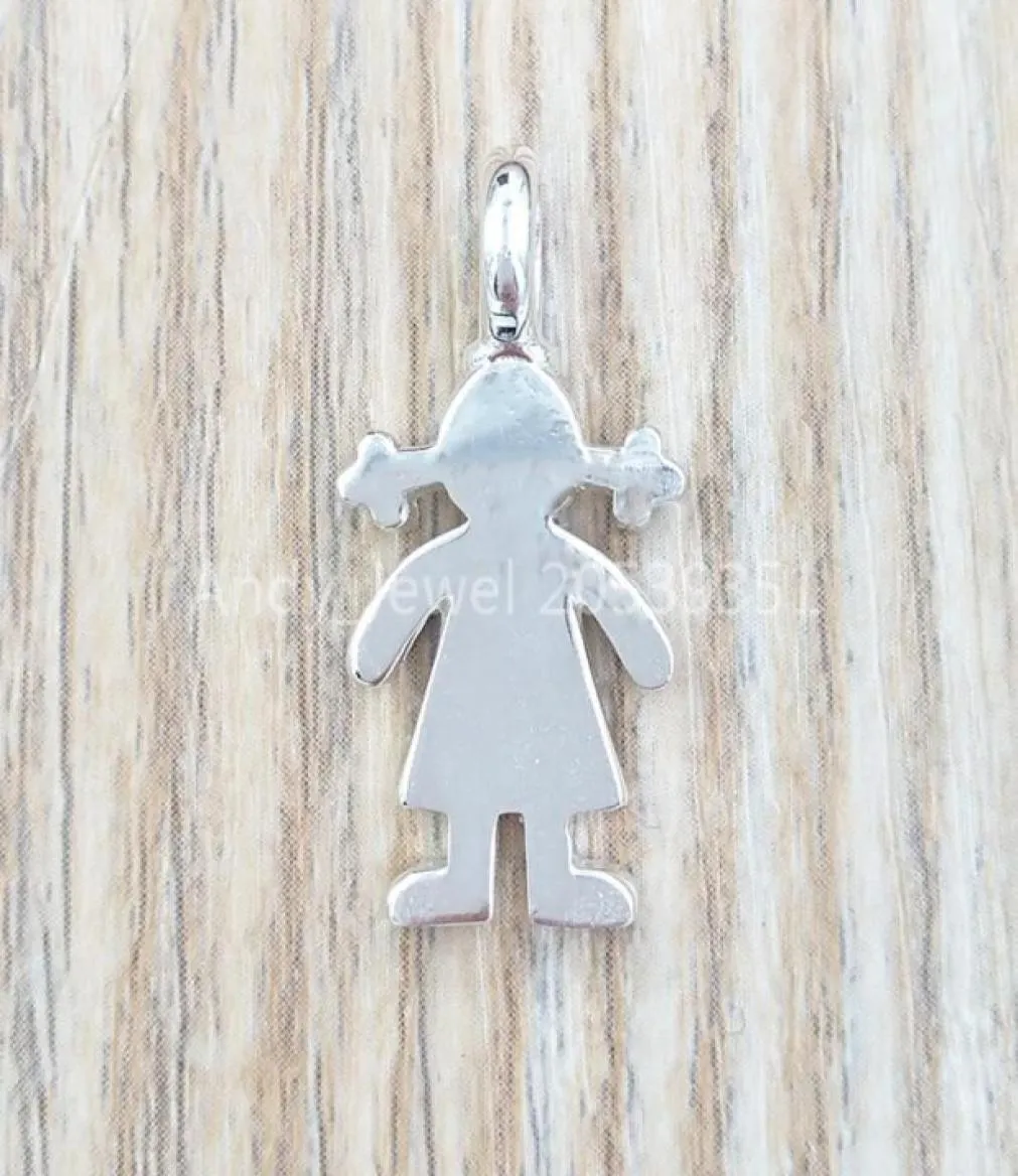 Pendentif Silver Sweet Dolls Authentique pendentifs en argent sterling 925 convient au cadeau de style européen Andy Jewel 51590014324556507612110