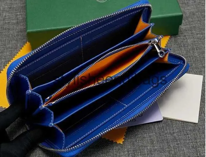 지갑 업그레이드 된 버전의 가죽 및 내부 소지되어 긴 지퍼 지갑 럭셔리 멀티 칸막이 24217