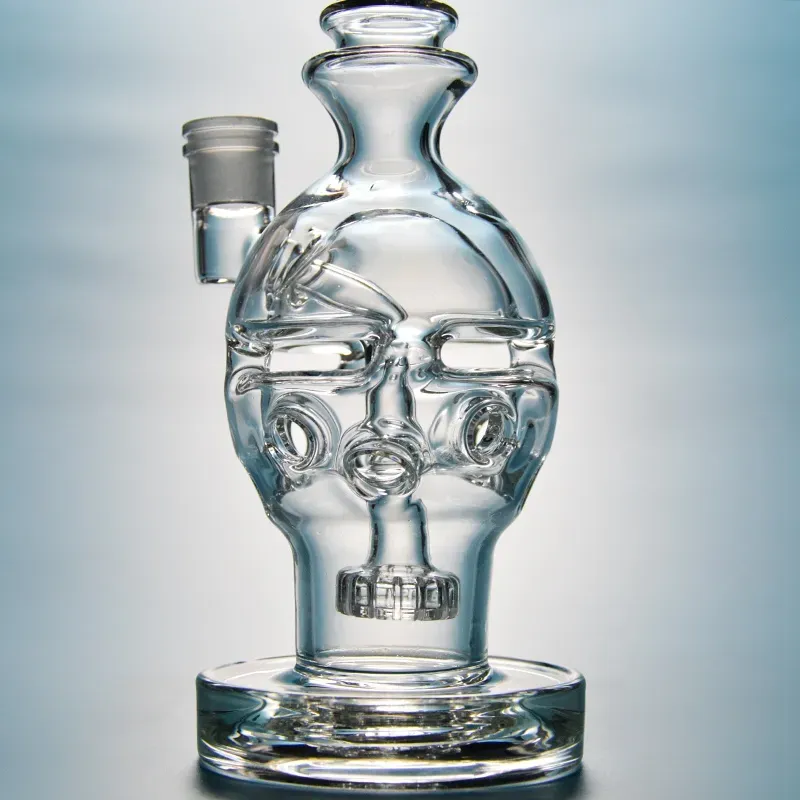 Fab Egg Dab Rig Swiss Perc Glass Bong Showerhead Perc Recycler Bongs 14mm Joint Water Pipe Small Recyler Oil Rig MFE01