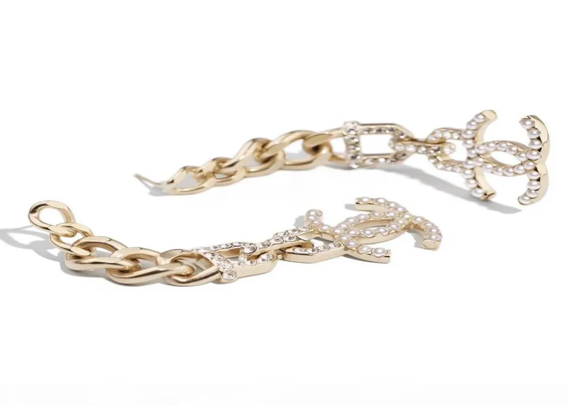 2020 najwyższej jakości łańcuch z Diamond i Pearl for Women Wedding Jewelry Prezent PS46054299199