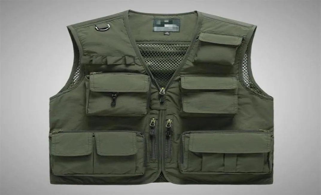 Summer Multipocket Men Army Green Tactical Vest Outdoor Casual Sportswear  Sleeveless Fishing Hunting Male 5xl 6xl 7xl Men039s 9797024 From Uf3y,  $36.67