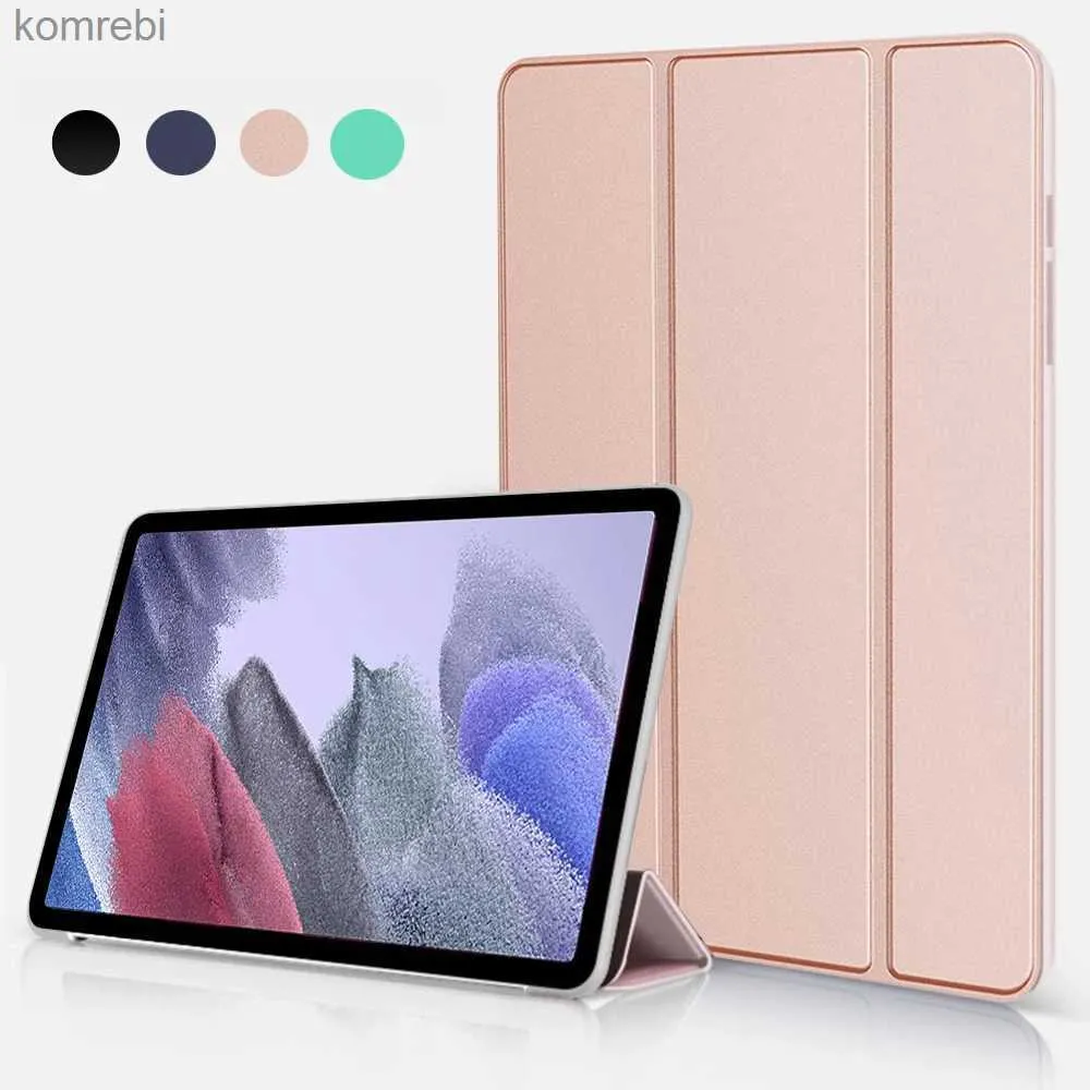 Tablet PC Cases Bags Stand Coque for Samsung Galaxy Tab A7 Lite 2021 8.7 T220 T225 Case Smart PU Leather Funda for Samsung A7 Lite 8.7 T220 CoverL240217