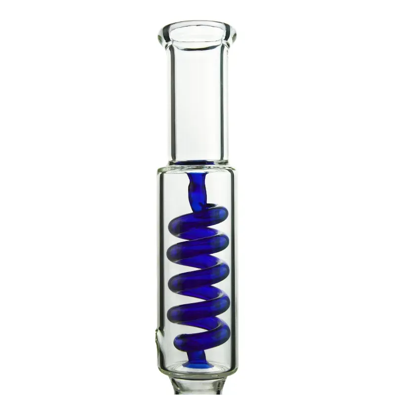 11 Inch Hookahs Condenser Coil Freezable Water Pipes Diffused Downstem Build a Bong Oil Dab Rigs Beaker Bong 3mm Thick Glass Bongs 18mm Female Joint