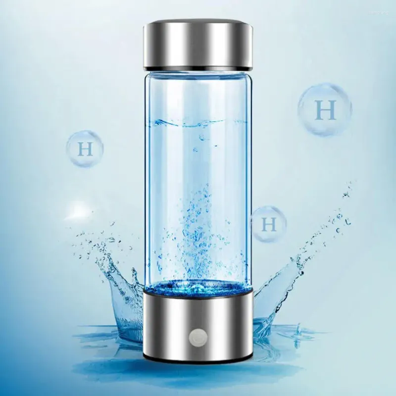 Wine Glasses 420ML Hydrogen Generator Water Cup Portable Super Antioxidants ORP Bottle Hydrogen-Rich Glass Drinking