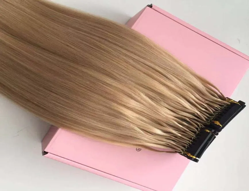 Dostosowane dostępne 6D Human Hair Extensons 9a 16 613 60 Brazylijskie dziewicze włosy Blondynka 100 STRANDS 100 Gramet można zaprojektować WI4452094