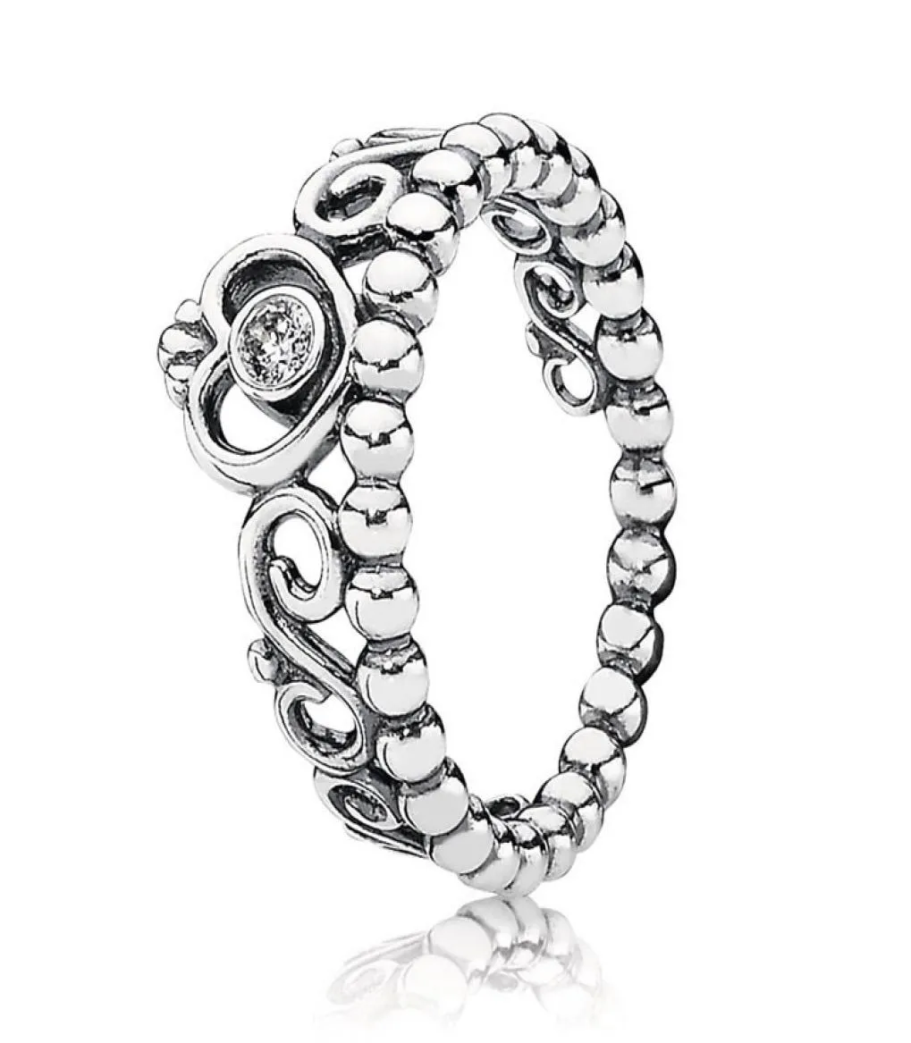 Authentique 925 bagues en argent sterling femmes filles bijoux pour princesse diadème couronne bague avec boîte originale bague de mariage sets3550176