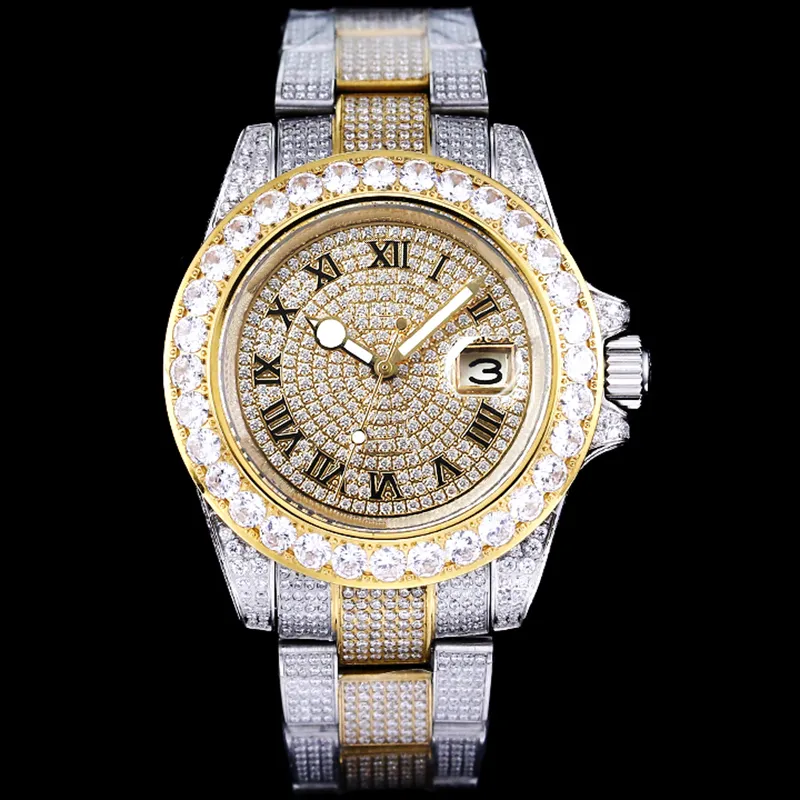 Diamentowe zegarki Designer Watches Automatyczny ruch mechaniczny Wodoodporna bransoletka modowa Sapphire Business Stal nierdzewna stal nierdzewna 42 mm na rękę Montre de Luxe