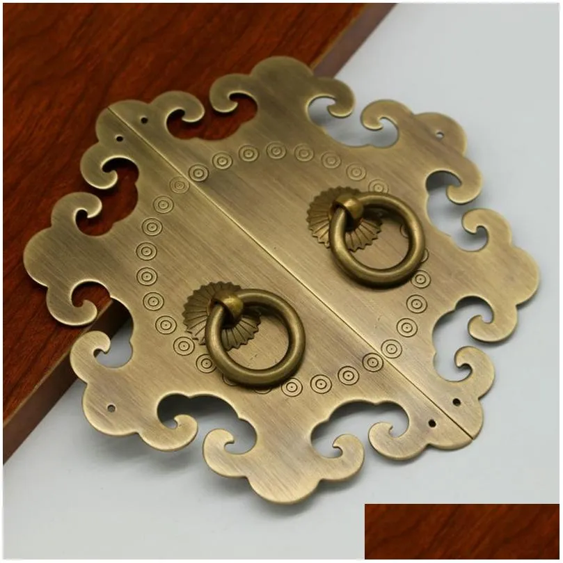 Handgrepen trekt 122/155mm Cloud Chinese antieke Der Circle knop meubilair deur handvat Hardware klassieke garderobe kast schoenenkast Dhjif