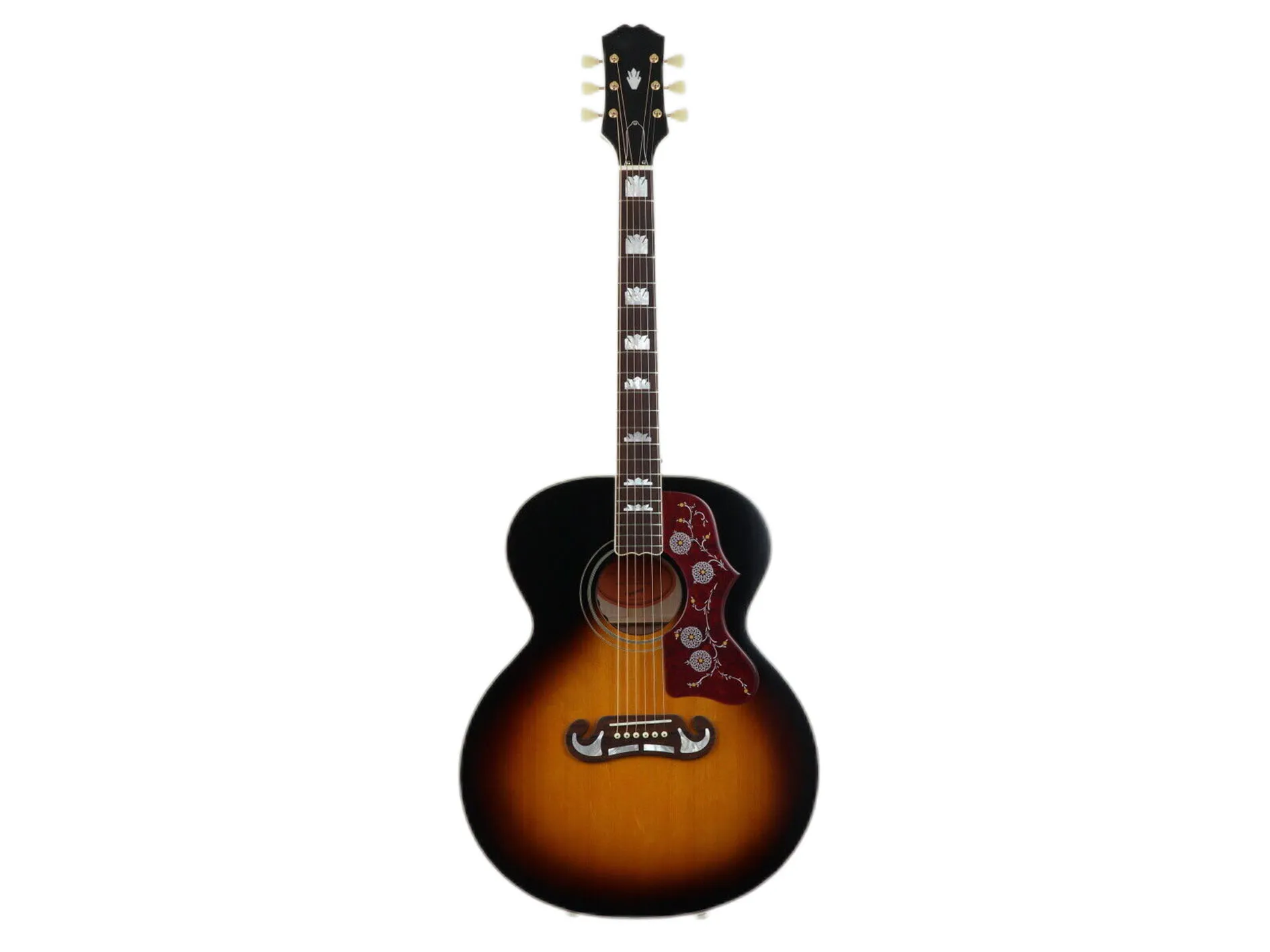 Guitare Masterbilt J200 vieillie Vintage Sunburst