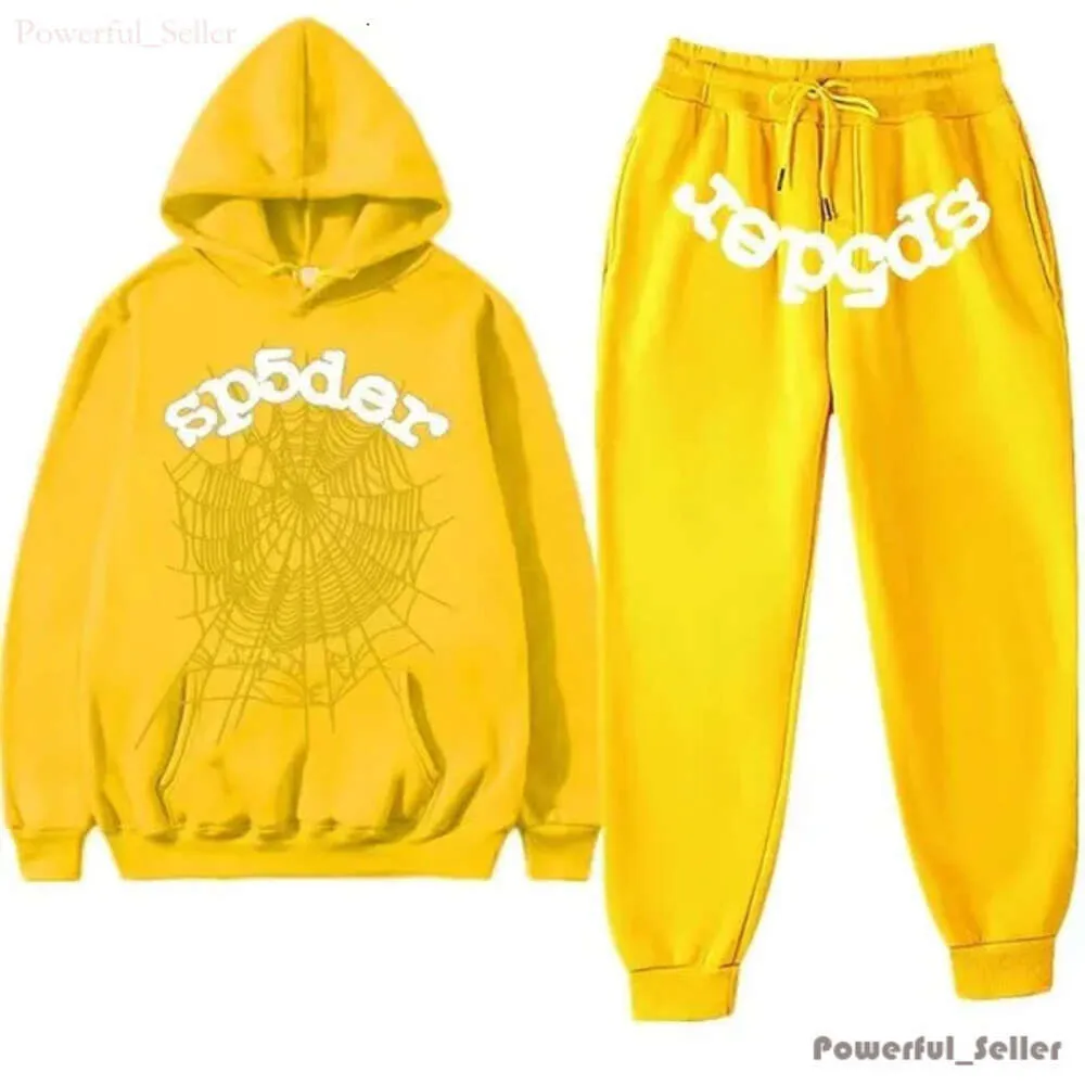 25SS Spider Trapstar Track Pakken Hoodie Designer Heren 555 SP5DER Sweatshirt Man Young Thug Two-Piece with Dames Spiders Tracksuit 9554