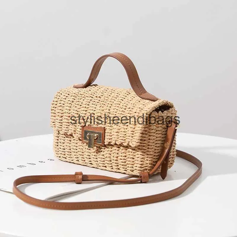 Stucchette per spalle Box Fashion Scatola Paglie Borse Designer Brand Brand Rattan Spalla Crossbody Borse fatte a mano Summer Borse da viaggio Borsa 2021h24218