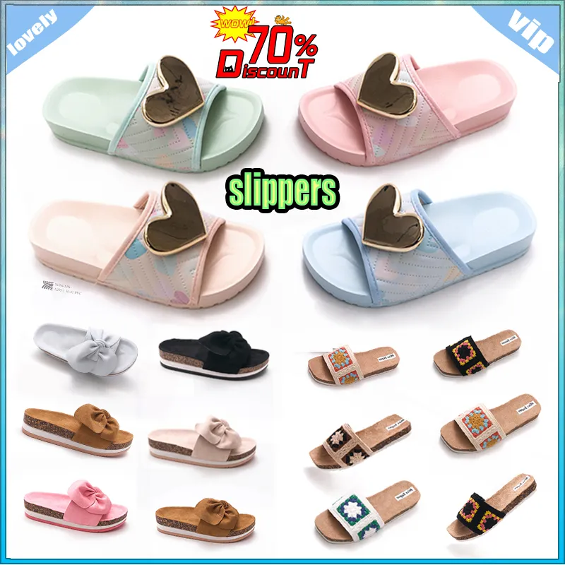 Designer Casual Platform Anti-Collision Slides tofflor Män Kvinnan bär resistenta anti-läder sulor Sandaler Flat Summer Beach Slipper Storlek 36-40