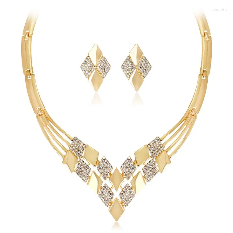 Necklace Earrings Set Foreign Trade European And American Style Exaggerated Earring Jewelry