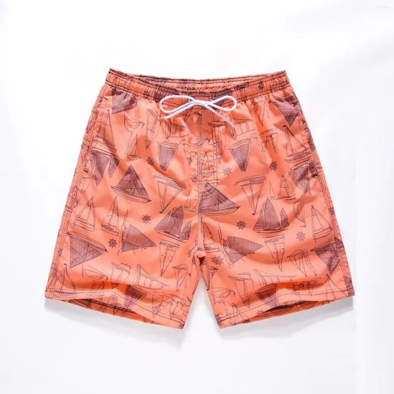 Short de sport pour hommes, séchage rapide, plage, quart de natation, imprimé, grande taille, décontracté pour hommes, sable hawaïen, surf, loisirs