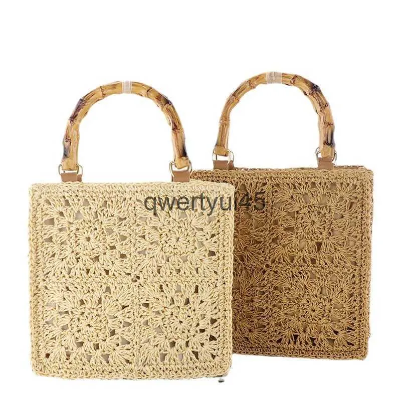 Totes Summer Beac Straw Bag Fasion Designer Womens Soulder Crossbody torebki i wykonany splot skrajny samica i bag Sopper Purseh24218