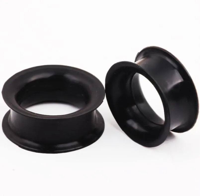 Fashion Gauge Plug F27MIX 12 Storlek 192pcslot Body Jewelry Double Fleared Silicone Flesh Tunnel Piercing5846027