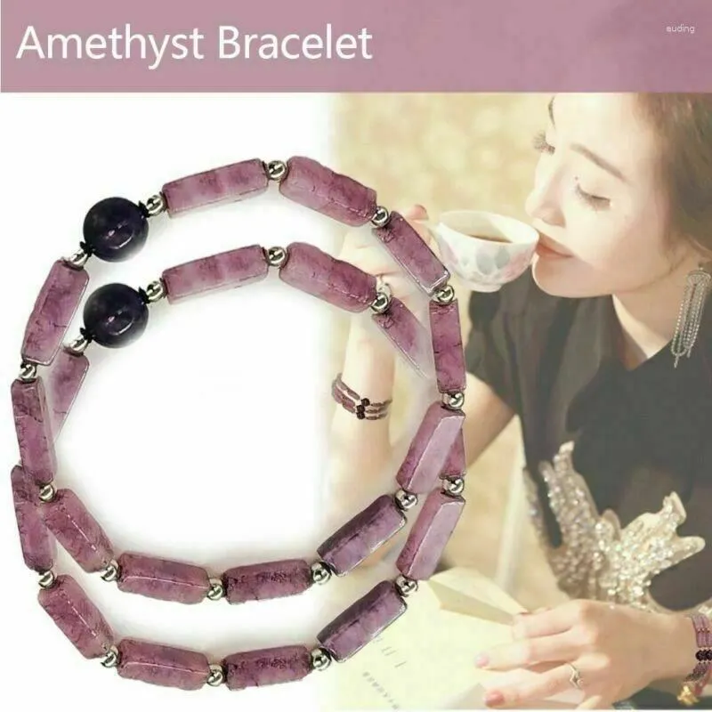 Amethyst 8mm Round Bracelet - Craftstones