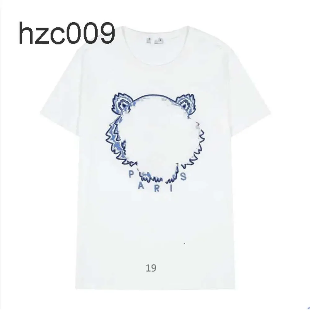 2024New Luxury Designer Kenzos Tshirt Mens Tshirts Mens Designer Womens Tshirt Summer Streetwear Short Sleeve Tiger Head Asian Sizess5f