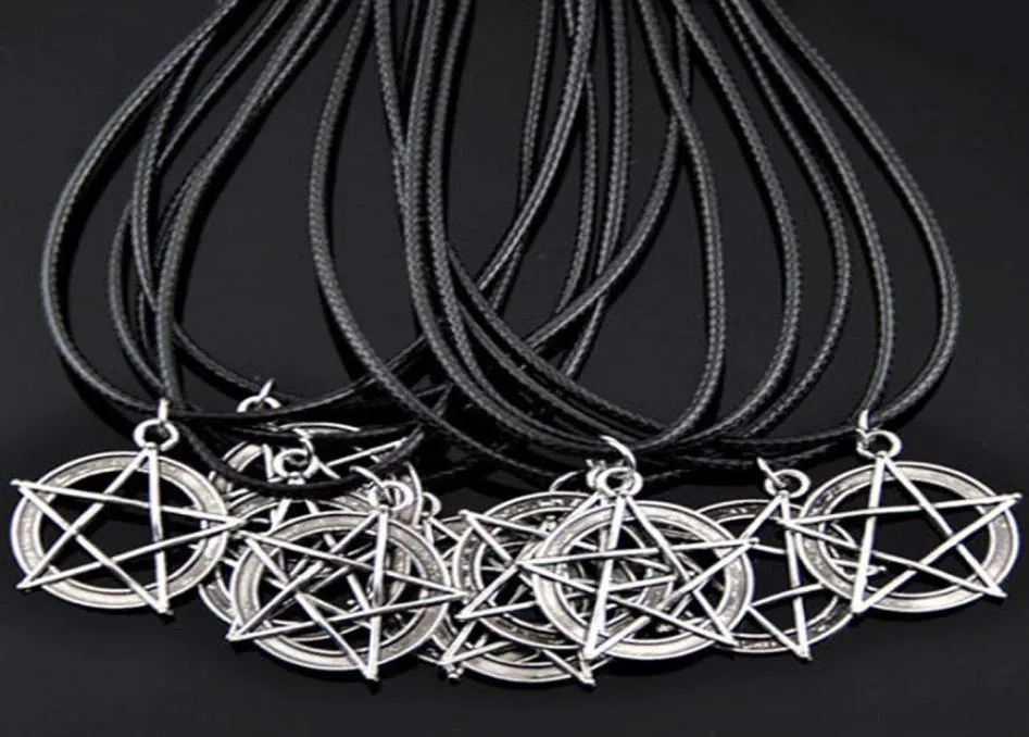 Bijoux en gros lot 10 pièces Cool étoile Penram géométrie pendentif collier cadeau pour hommes femmes HJ106460391