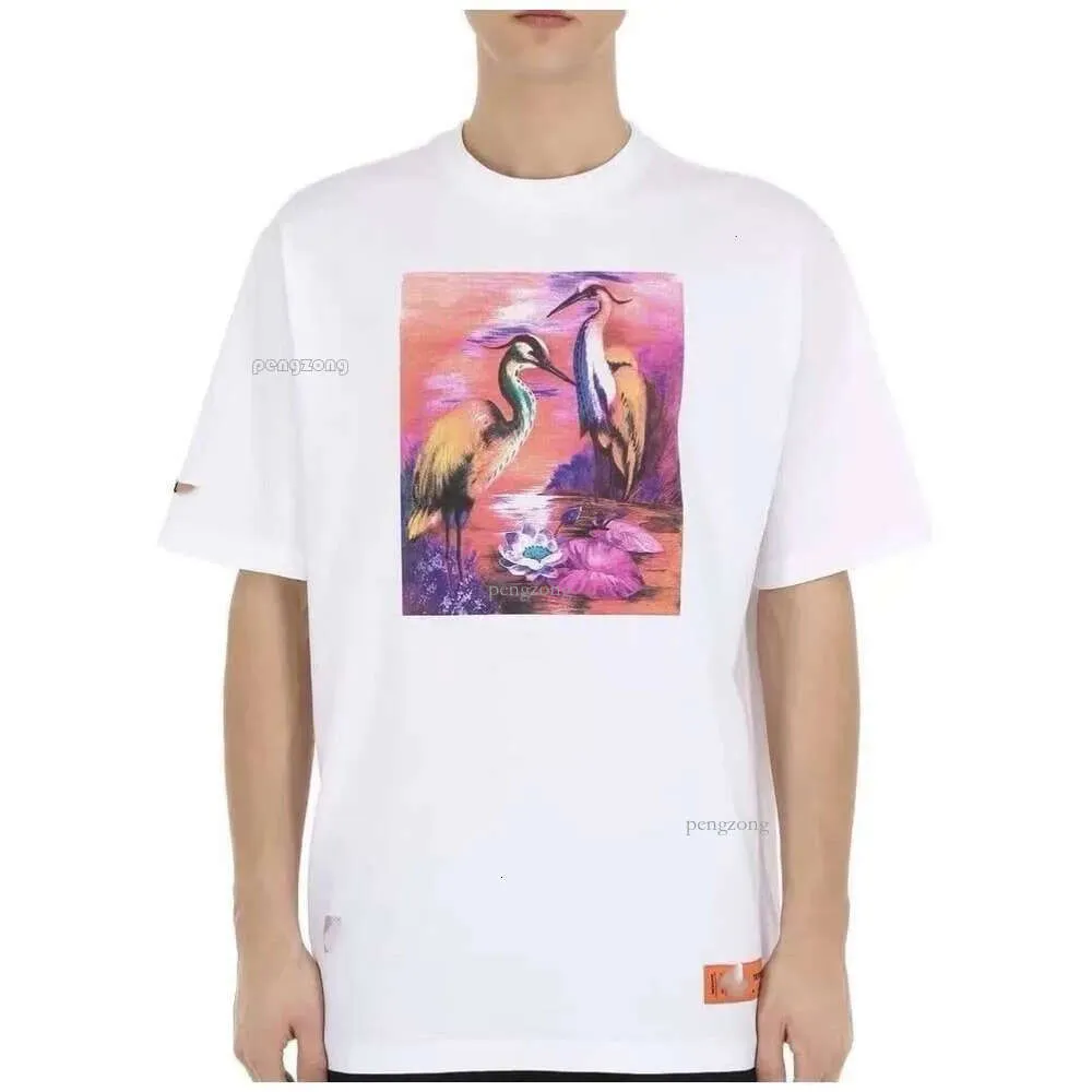 T-shirts pour hommes T-shirt pour femmes Summer Best-seller Lettre Imprimer Manches courtes Lâche Casual Hip Hop Vêtements Designer Style Luxe Heron pour hommes 954
