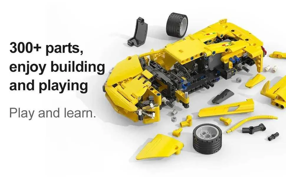 Stem Racing Block Racing Car Building Blocks Set - Technical Model Bricks, STEM Toys for ...