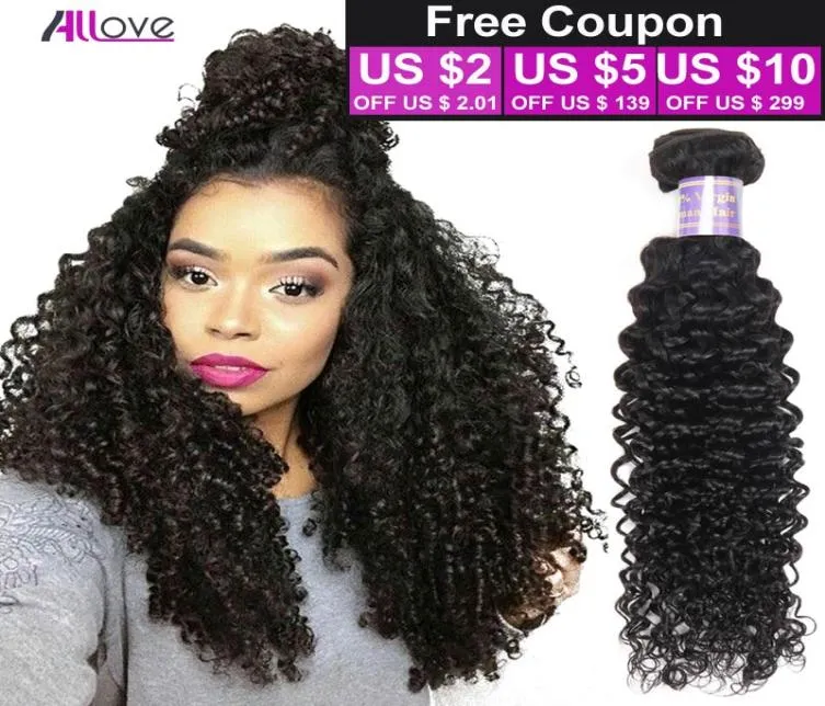 8A Non Transformés Brésiliens Vierge Cheveux Crépus Bouclés 3 Pcs Malaisienne vague naturelle curling Bundles Péruvien Extension de Cheveux Humains7664892