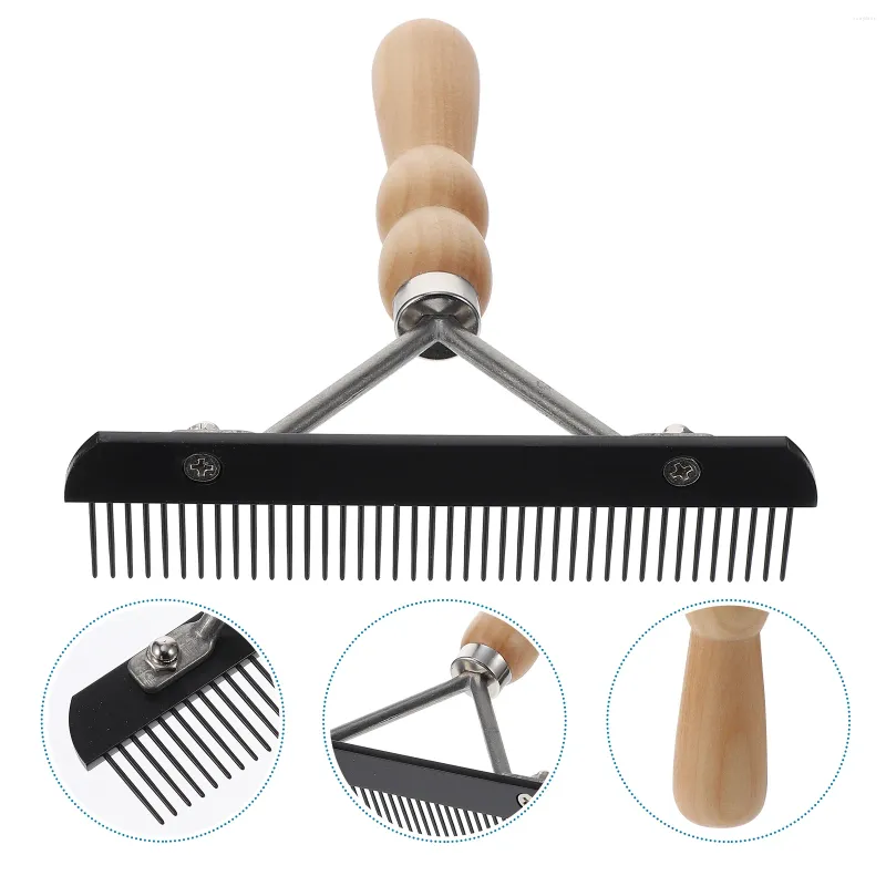 Dog Apparel Rake Comb Pet Hair Grooming Single Row Removal Tool