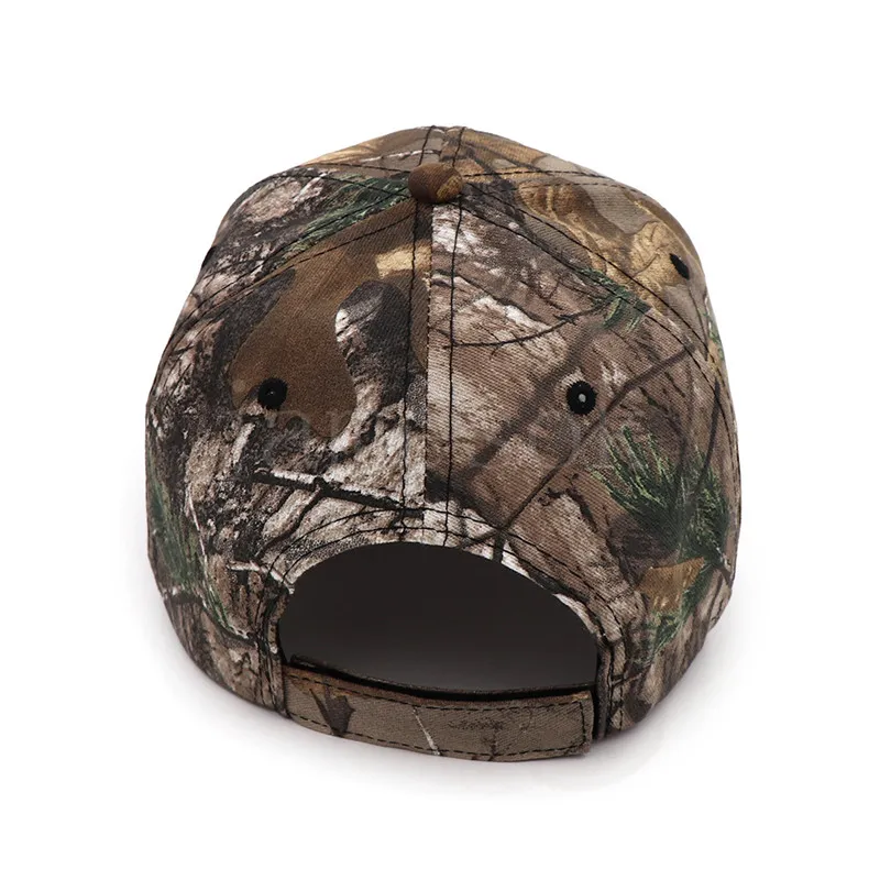 Real Tree Camouflage Cap Combat Cap Symulacja Baseball Cap Kolor Drukowana kapelusz słoneczny DF045