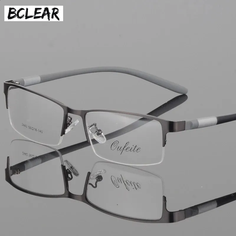 BCLEAR lunettes lunettes cadre hommes lunettes ordinateur optique Prescription lecture clair oeil lentille mâle Spectacle lunette 240119