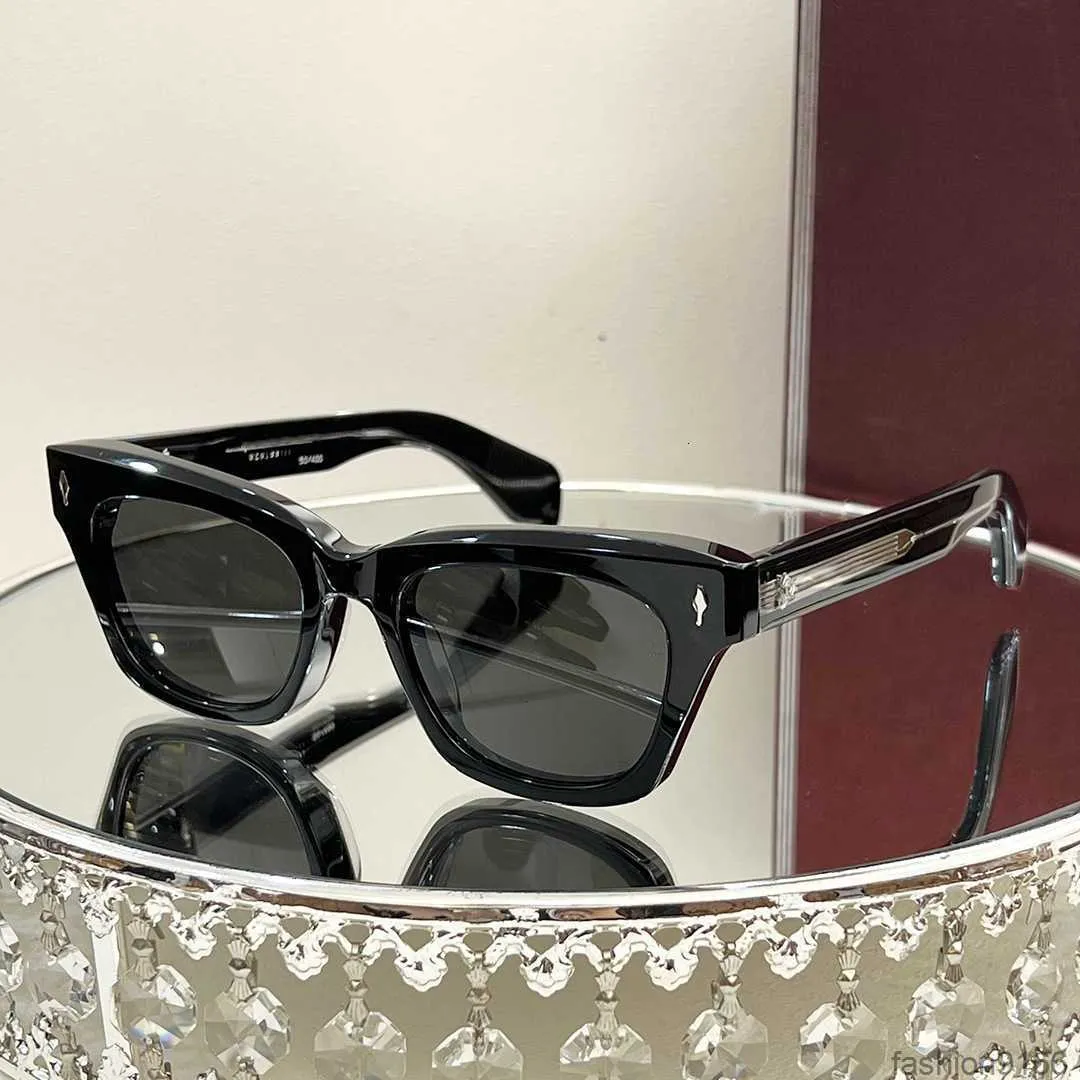 Jacques Zaawansowana wersja okularów przeciwsłonecznych Fibre Fibre Fibre z żeńskim wklęsłym kształtem i odpornym na UV Dealan Męskie pudełko dla mężczyzn Women 2024 Designer