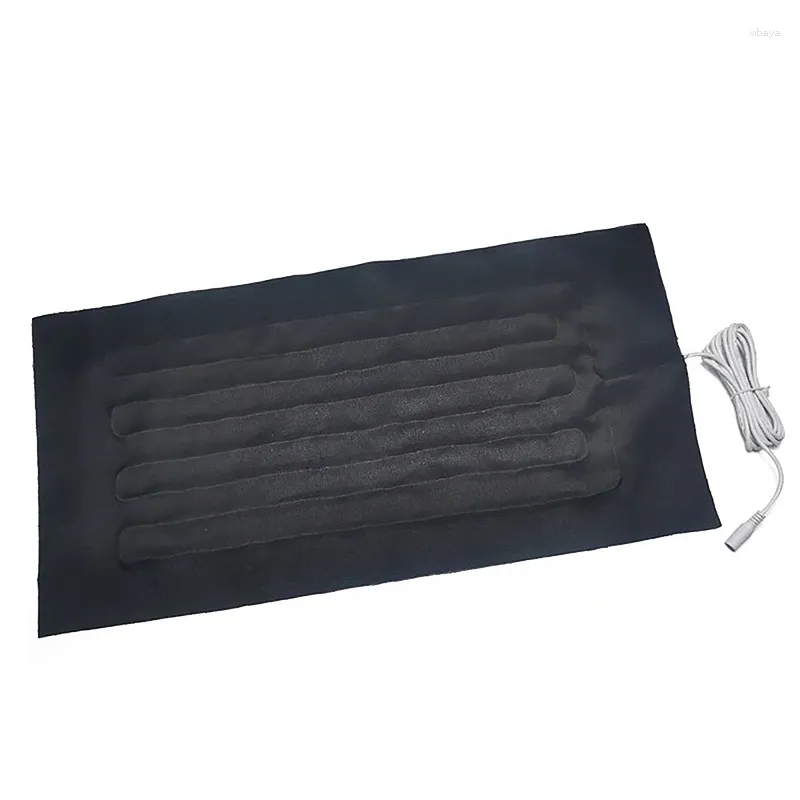 Housses de siège de voiture universelles 12V, coussin chauffant en Fiber de carbone, tapis chauffant d'hiver