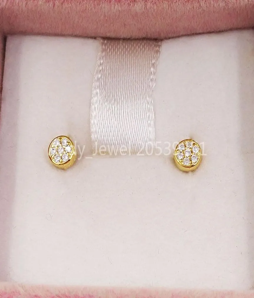 Less Classiques Earrings Stud In Gold With Diamonds Ref Bear Jewelry 925 Sterling Silver earringsFits European Jewelry Style Gift 2429031