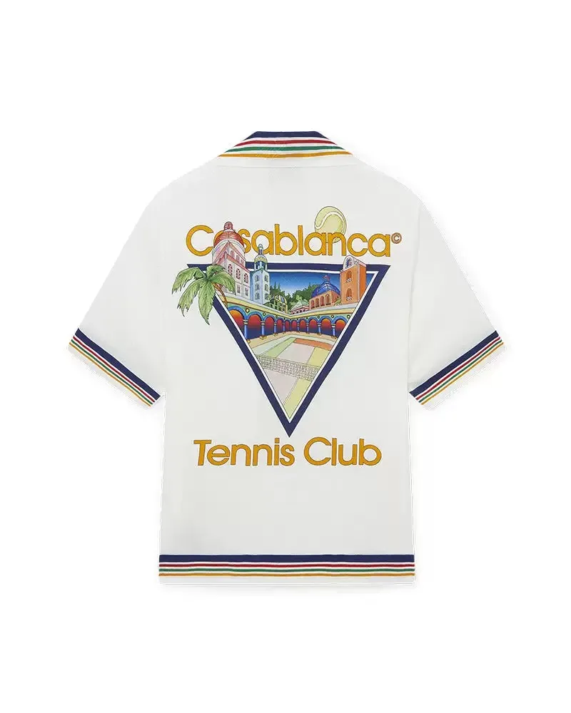 Casablanca camisas de malha fantasia siciliana camisa de manga curta verão conto de fadas camisas de sonho 1 ei71