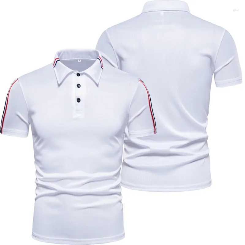 Polos para hombre HDDHDHH, camiseta de manga corta con solapa ajustada con estampado de marca, camisetas Polo para hombre, verano