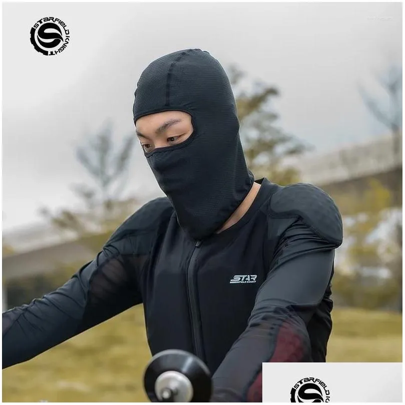 Motosiklet kaskları SFK Nefes Alabaş Erkek Spor Binicilik Kayak Maskesi Taktik Kafa Hız Kuru Açık Dış Mekan Bisiklet Yüzü FL Yüz Damlası teslim Dhmbw