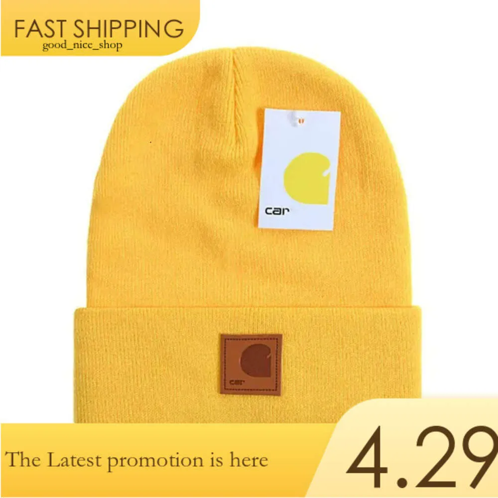 Carhart Hat Autumn Winter Hot Style Beanie Hats Men and Women Fashion Logo 23 Färger Sticked Cap Autumn Wool Outdoo 5630 Carhartts 635