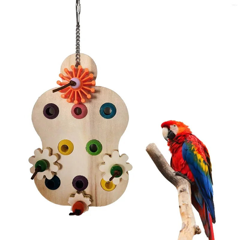 Andere vogelbenodigdheden Accessoires voor papegaaienkauwspeeltjes Interactieve educatieve trainer voor parkieten Vink