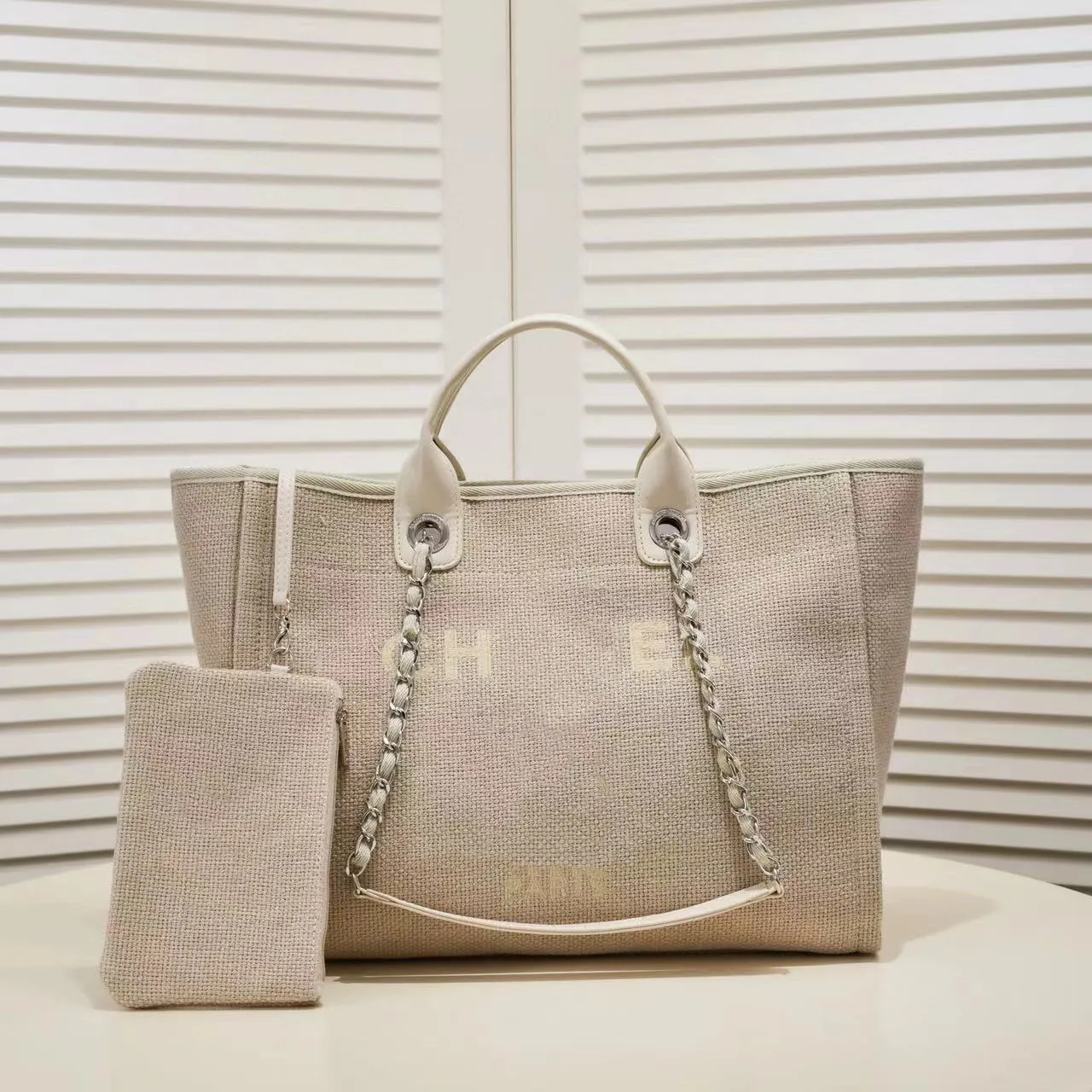 Hot 10A Bolso de mano de lujo para mujer cc bolso de diseñador bolso de playa para mujer los bolsos de mano con cadena bolsos para hombre bolso de compras grande bolsas de tela de algodón billetera monedero tot